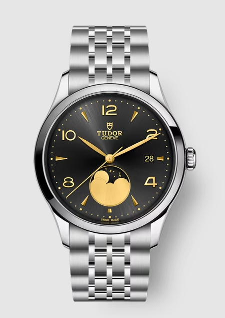 Replica Tudor 1926 Luna Steel Black Watch M91560-0003